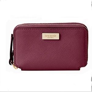KATE SPADE LAUREL WAY ROSIE ZIP CARD & COIN